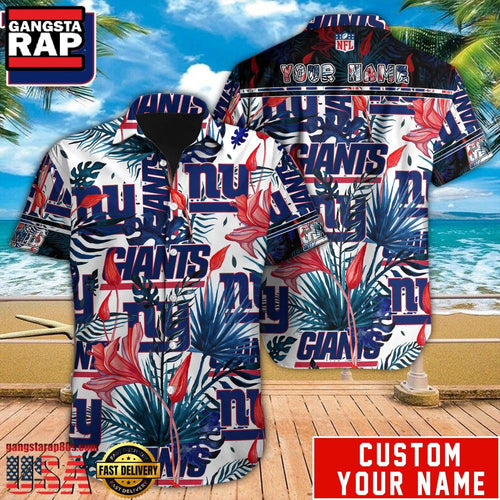 NFL New York Giants Custom Hawaiian Shirt For Men Women