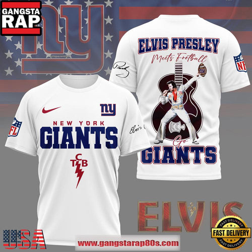 NFL New York Giants x Elvis Presley 2026 Unisex T-Shirt