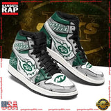 NFL New York Jets Football Logo Team Air Jordan 1 Running Sneakers Shoes