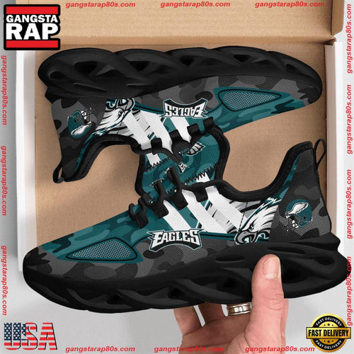 NFL Philadelphia Eagles Military Camouflage Max Soul Shoes Running Sneakers Running Sneakers