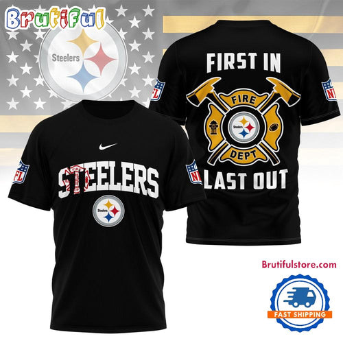 NFL Pittsburgh Steelers 2025 Fire Dept Unisex 3D Shirt