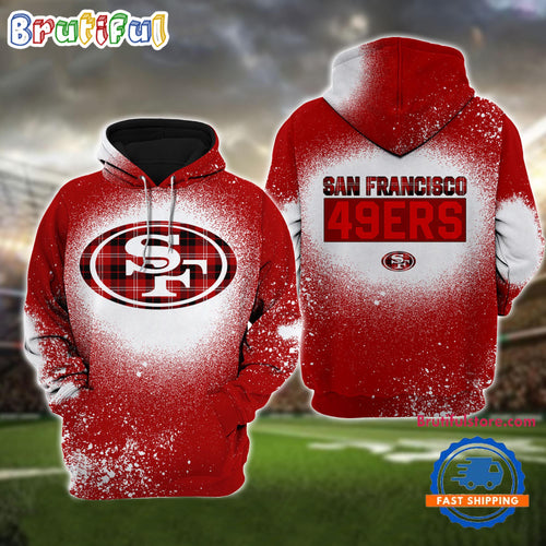 NFL San Francisco 49ers All Over Print Christmas Hoodie, Football Christmas Hoodie