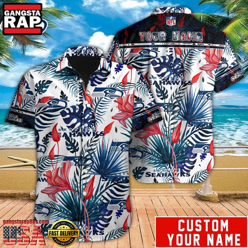 NFL Seattle Seahawks Custom Hawaiian Shirt For Men Women