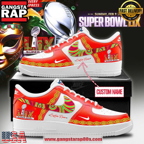 NFL Super Bowl LIX Limited Edition Air Force 1 Shoes Running Sneakers