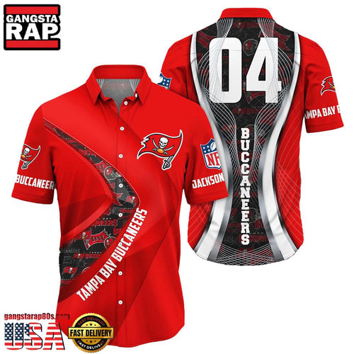 NFL Tampa Bay BuccaneersCustom Name Number New Design Hawaiian Shirt For Men Women