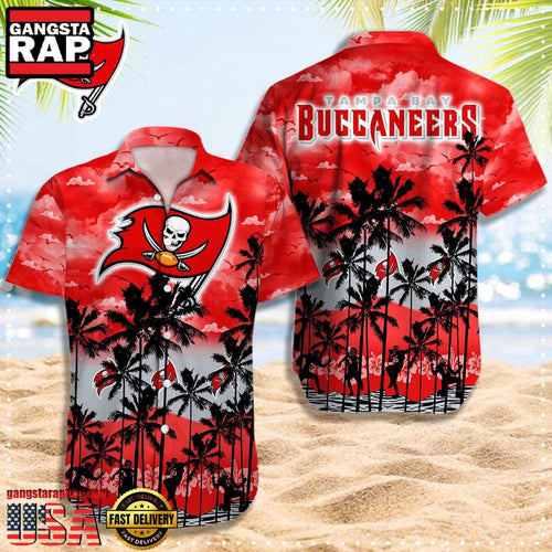 NFL Tampa Bay Buccaneers Retro Aloha Shirts For Men Women