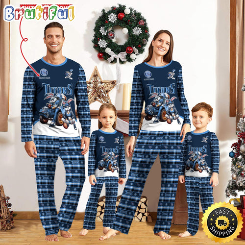 NFL Tennessee Titans Pajamas Bunny Sports For Family Custom Name Pajamas