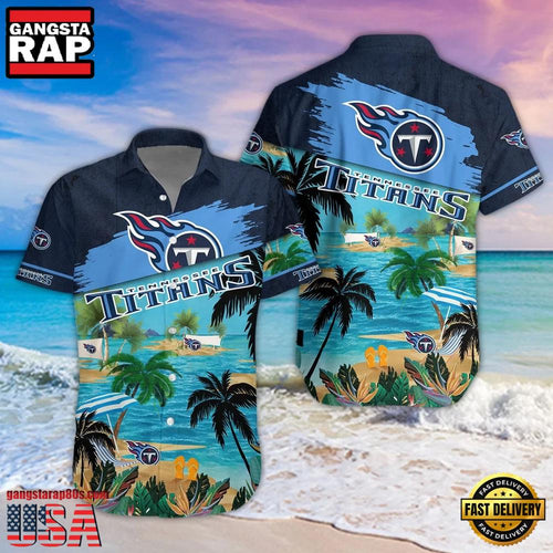 NFL Tennessee Titans Hot Summer Aloha Hawaiian Shirt