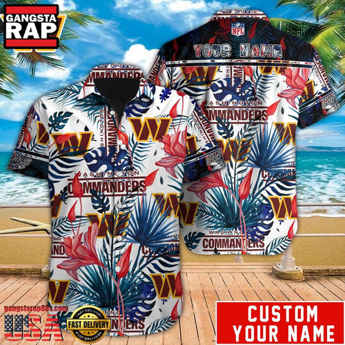 NFL Washington Commanders Custom Hawaiian Shirt For Men Women
