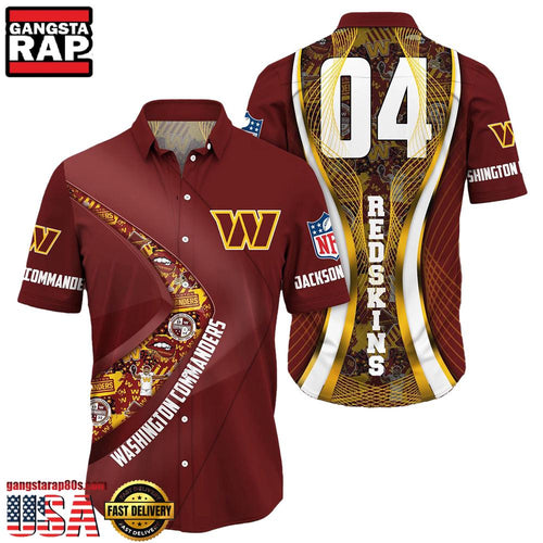 NFL Washington CommandersCustom Name Number New Design Hawaiian Shirt For Men Women
