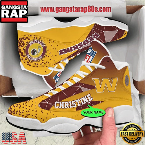 NFL Washington Commanders Personalized Air Jordan 13 Sport Shoes
