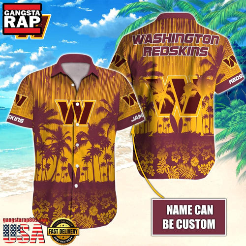 NFL Washington Commanders Vintage Style Custom Aloha Shirts For Men Women