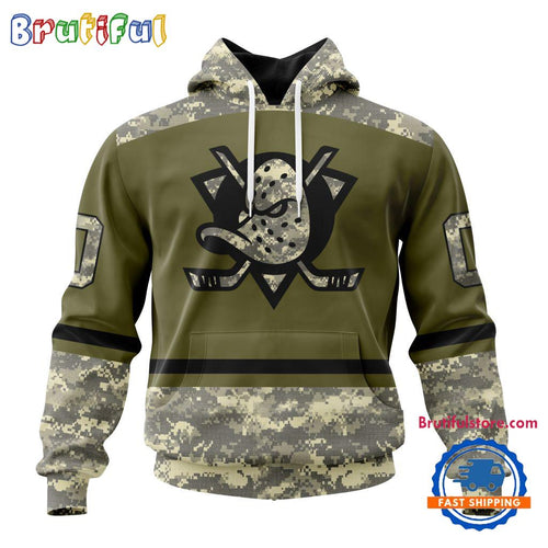 NHL Anaheim Ducks Special Veterans Military Appreciation Hoodie, TShirt, Sweatshirt