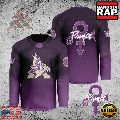 NHL Custom Name Number Arizona Coyotes Prince New Design Hockey Jersey