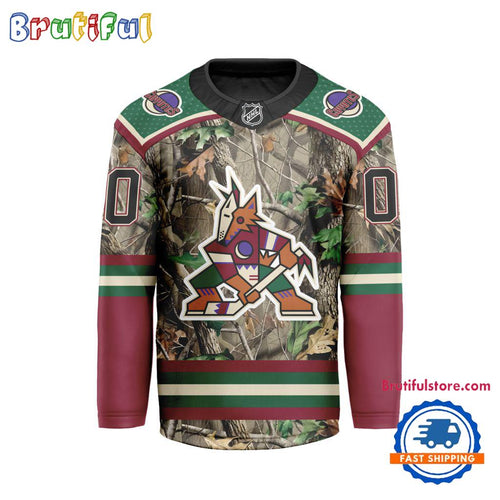 NHL Arizona Coyotes Special Realtree Camo Hunting Hockey Jersey