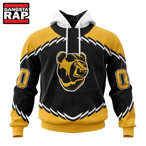 NHL Boston Bruins Specialized Unisex Kits With Retro Concepts Hoodie, T Shirt