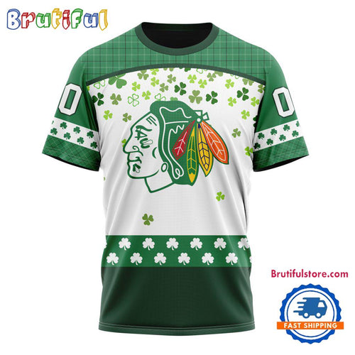 NHL Chicago Blackhawks St. Patrick’s Day For Hockey Fans New Design T Shirt
