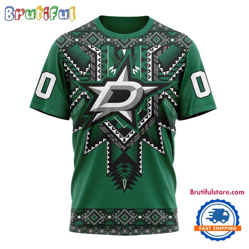 NHL Dallas Stars Special Native American Heritage Design T Shirt, Hoodie, Sweatshirt