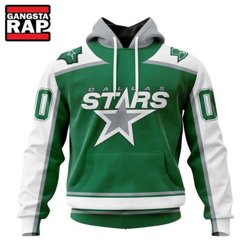 NHL Dallas Stars Specialized Unisex Kits With Retro Concepts Hoodie, T Shirt