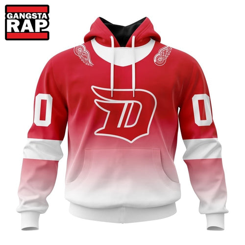 NHL Detroit Red Wings Special Retro Gradient Design Hoodie, T Shirt