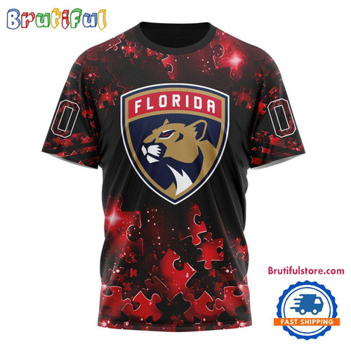 NHL Florida Panthers Autism Awareness Hockey New Design TShirt, Sweatshirt, Hoodie