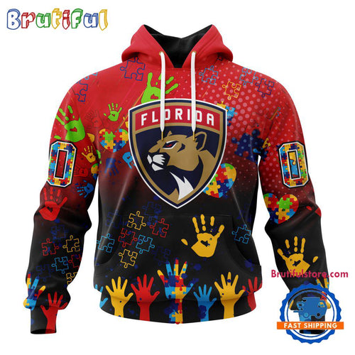 NHL Florida Panthers Special Autism Awareness Personalization Hoodie, TShirt, Sweatshirt