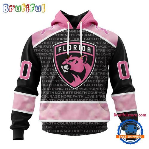 NHL Florida Panthers Special Pink Fight Breast Cancer Art Hoodie, T Shirt, Sweatshirt