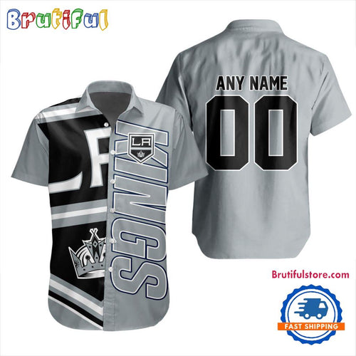 NHL Los Angeles Kings New Design Hawaiian Shirt, Hockey Team Button Shirt
