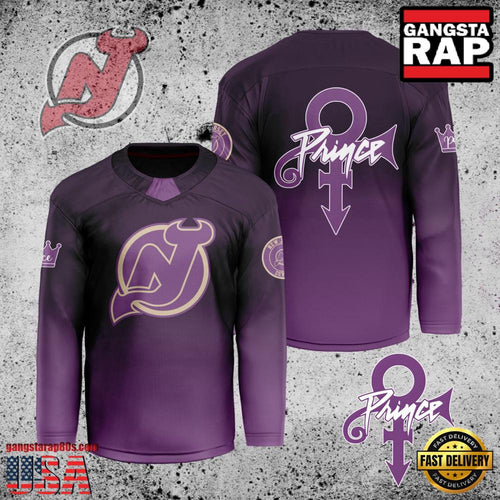 NHL Custom Name Number New Jersey Devils Prince New Design Hockey Jersey