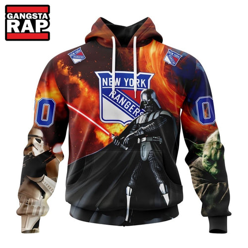 NHL New York Rangers x Star War Specialized Design Hoodie, T Shirt