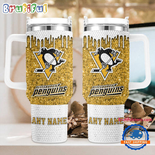 NHL Pittsburgh Penguins Personalized Stanley Diamond Tumbler 40oz