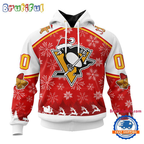NHL Pittsburgh Penguins Special Santa Hats Logo Team Merry Christmas Hoodie, TShirt, Sweatshirt