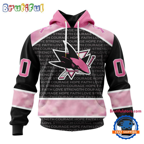 NHL San Jose Sharks Special Pink Fight Breast Cancer Art Hoodie, T Shirt, Sweatshirt