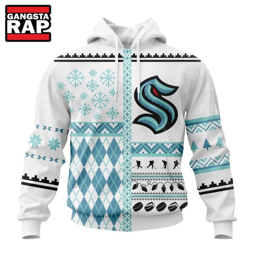 NHL Seattle Kraken Specialized Christmas Is Coming New Design Hoodie, T Shirt