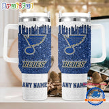 NHL St. Louis Blues Personalized Stanley Diamond Tumbler 40oz