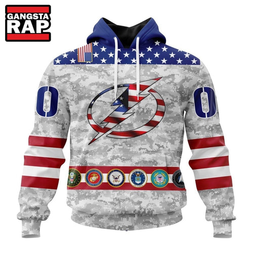 NHL Tampa Bay Lightning Armed Forces Appreciation Design Hoodie, T Shirt