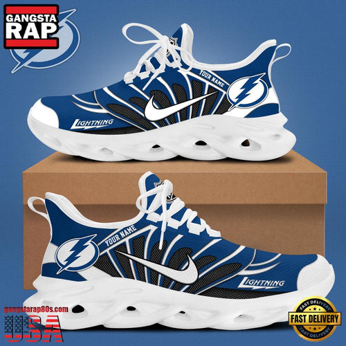 NHL Custom NameTampa Bay Lightning New Design 2025 Max Soul Shoes Running Sneakers