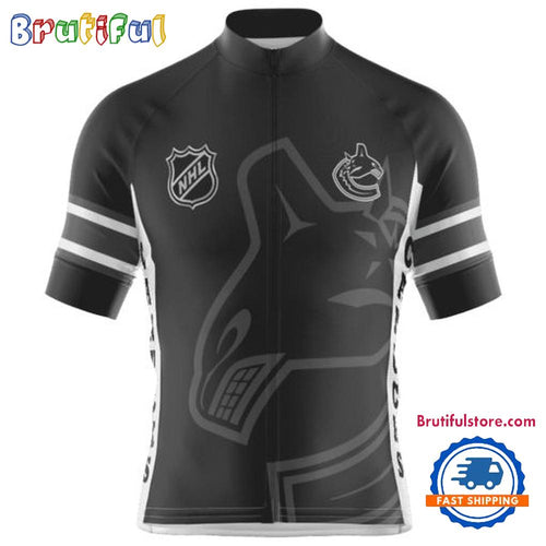 NHL Vancouver Canucks Special Mono Cycling Jersey, Hockey Team Design Jersey