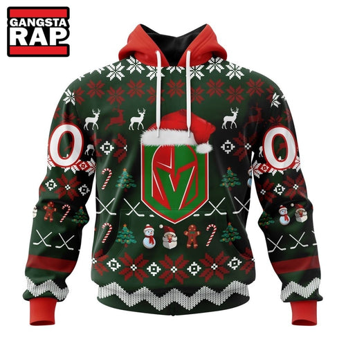NHL Vegas Golden Knights Hockey Christmas Is Coming 2026 Hoodie, Hoodie T-Shirt