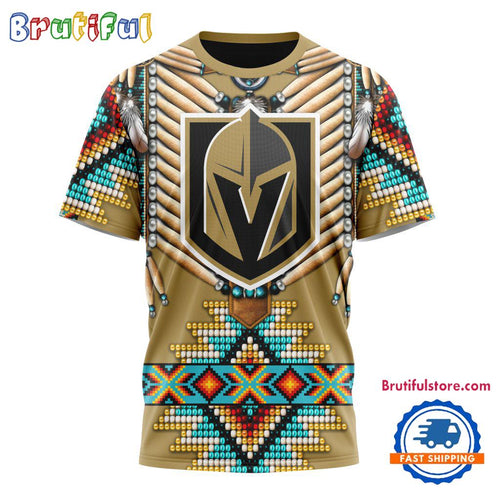 NHL Vegas Golden Knights Special Native American Costume Hockey Team Design T Shirt, Hoodie, Sweatshirt