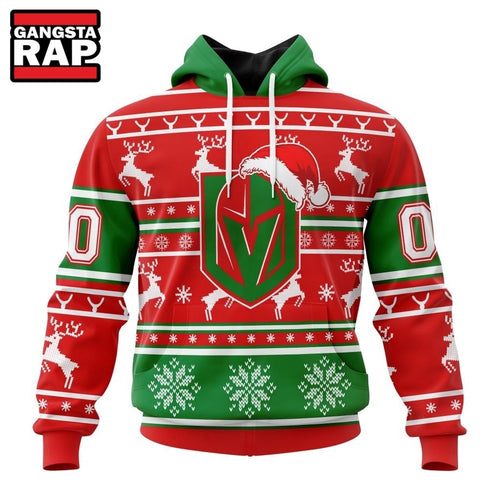 NHL Vegas Golden Knights Specialized Unisex Christmas Is Coming Hoodie, T Shirt