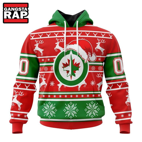 NHL Winnipeg Jets Specialized Unisex Christmas Is Coming Hoodie, T Shirt
