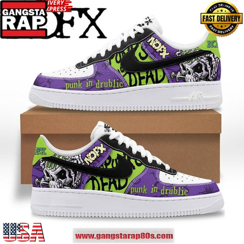 NOFX Band Limited Edition Air Force 1 Sneakers Shoes