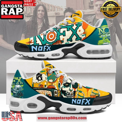 NOFX Band Limited Edition Air Max Plus Shoes Running Sneakers