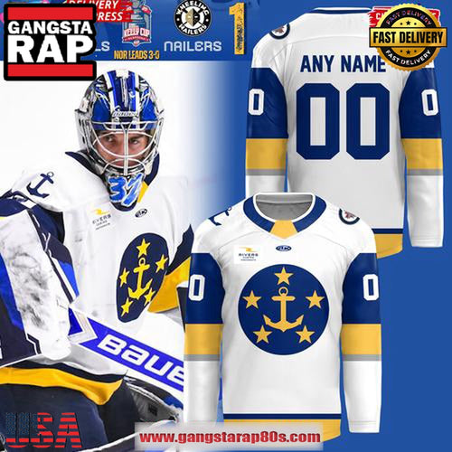 Norfolk Admirals 2025 Kelly Cup Playoffs Official Custom Hockey Jersey