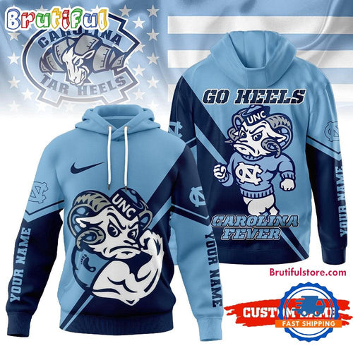 North Carolina Tar Heels 2025 NCAA Duo Color Personalized Hoodie