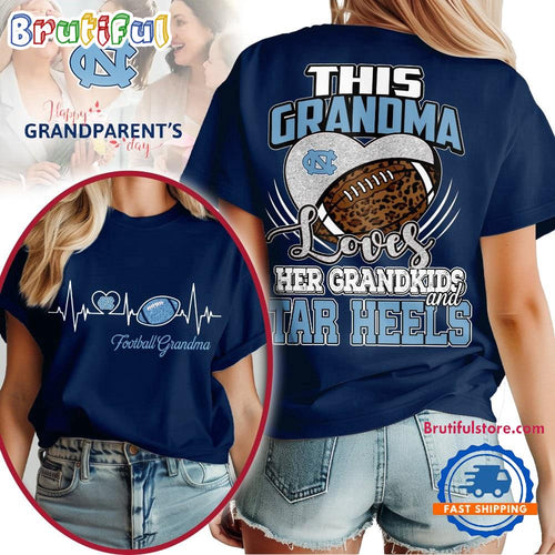 North Carolina Tar Heels 2025 NCAA Grandparents’ Day Unisex 3D Shirt