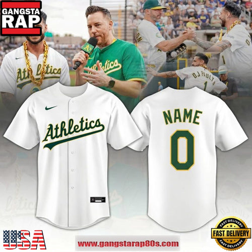 Oakland Athletics x DJ Pauly D In the House 2026 Custom Name Number Baseball Jersey