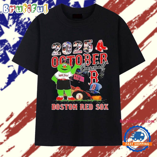 October Baseball Boston Red Sox Mascot 2025 T Shirt
