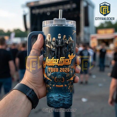 Official Judas Priest Tour 2026 Rock Band Concert 40oz Tumbler